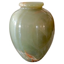 Vaso in Onice Verde Scultura