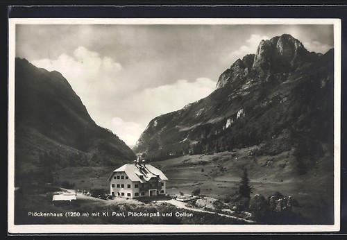 Cartolina plöckenhaus vista - plöckenhaus,,