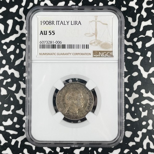 1908 italia lira - lira, ngc