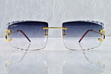 Cartier rimless Damond cut