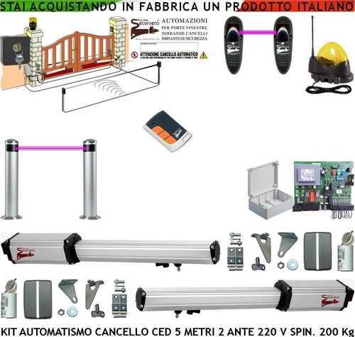 Cancello automatico 2 - automatico, mt