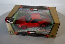 Modellino auto Burago 1/18 Porsche 911 Carrera 1997 rosso 3385 oro collezione...