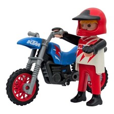 Playmobil figura motociclista