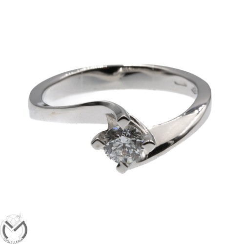 Anello oro bianco - in, 18