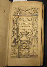 1681 Scipione Errico Babilonia distrutta. Poema heroico. Remondini. 13 incisioni
