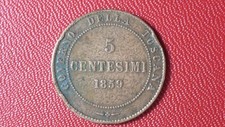 Centesimi 1859 toscane - centesimi,