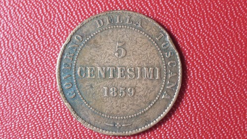 Centesimi 1859 toscane - centesimi,
