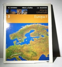 Atlante universale Europa 2 Volume 3 mondo mappa storia cultura libro collezione