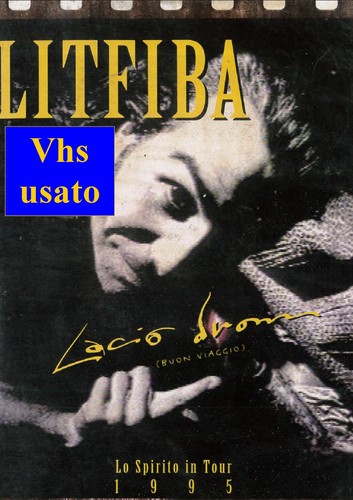 Litfiba lacio drom vhs - litfiba,