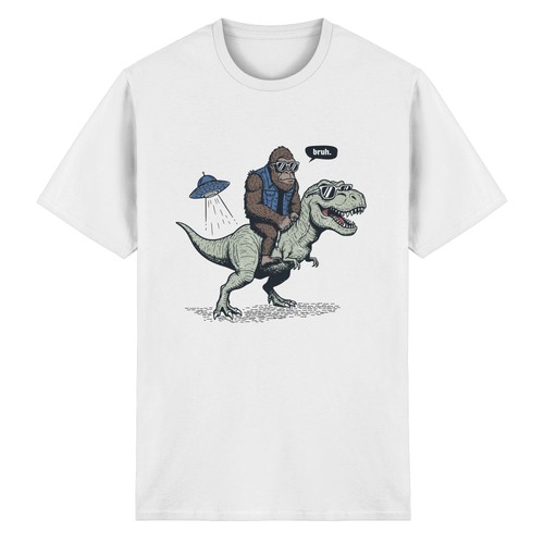 Shirt grafica unisex bigfoot - grafica,