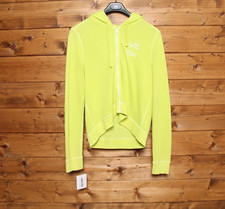 Felpa HOLLISTER  tg. L Usato (Sa1941) Verde Lime Vintage Track Top
