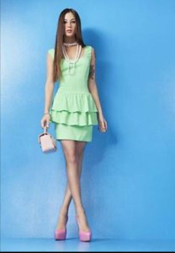 Denny rose abito vestito - denny, art