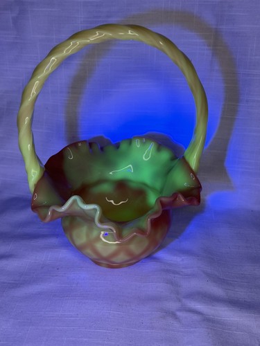 Fenton birmano vetro rosa - fenton,