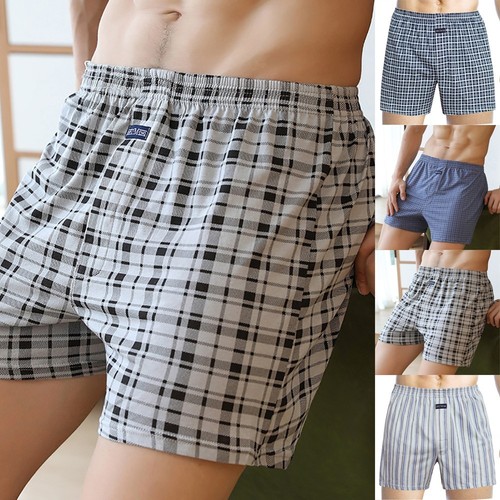 Uomo casual loose plaid gamba - uomo,