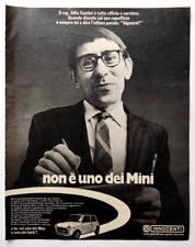 Pubblicita' Mini Innocenti Auto #2 Vintage Advertising Werbung 1973 (R4)
