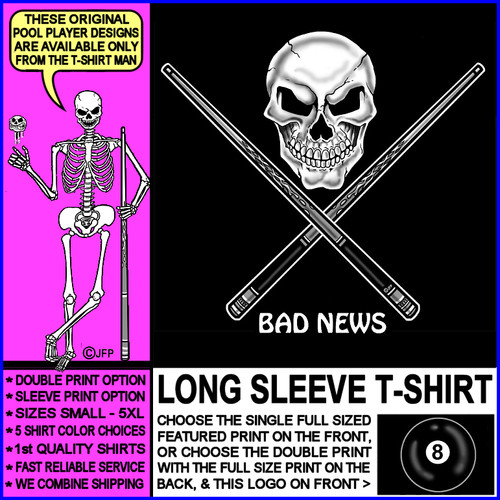 Maglietta bad news skull - bad,