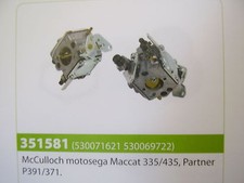 CARBURATORE MOTOSEGA McCulloch