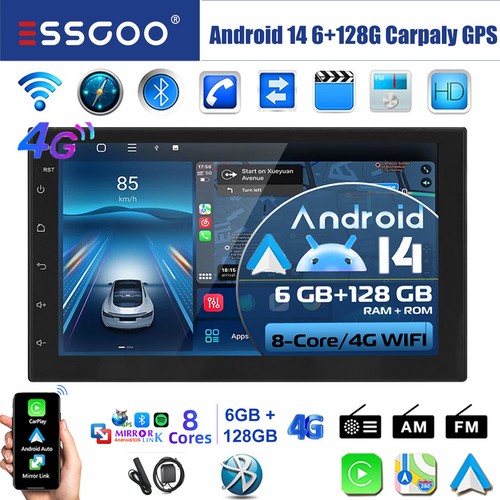 Autoradio con 128gb - 4g, 6+128gb