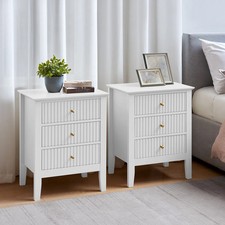 Coppia di comodini 3 cassetti