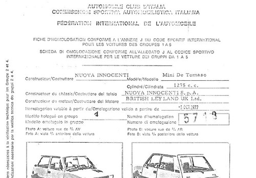 Innocenti mini tomaso fiche - innocenti, de