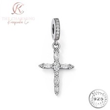 Ciondolo croce in vero argento