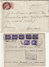 MILANO 28.5.28(testo), 27.4.36 x Colonnello Maletti a Bengasi e Somalia Italiana