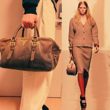 Prada FW 2007 Brown with Gold
