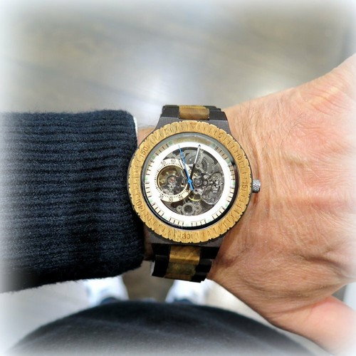 Orologio legno automatico - orologio,