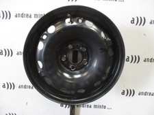 CERCHI IN FERRO USATI VW POLO CON DADI E COPRICERCHI 6JX15 H2 5X100