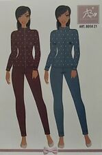 PIGIAMA DONNA CORAL PILE COMPLETO CASA INVERNALE CON CERNIERA ANTONIO BASILE