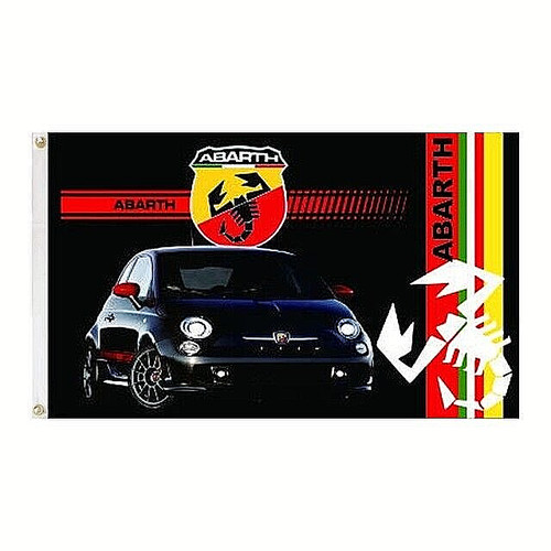 Bandiera flag logo abarth - bandiera,