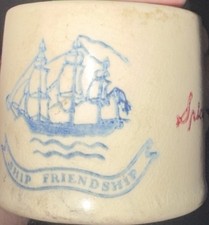 Tazza da barba vintage anni