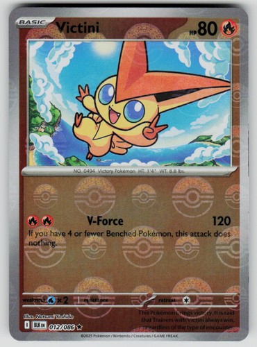 Victini 012 086 holo rare - 012/086,