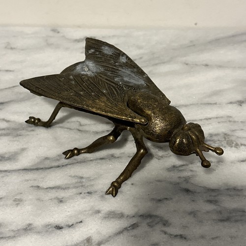 Posacenere mosca ottone