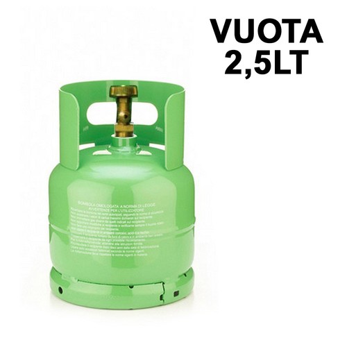 Bombola neutra vuota per