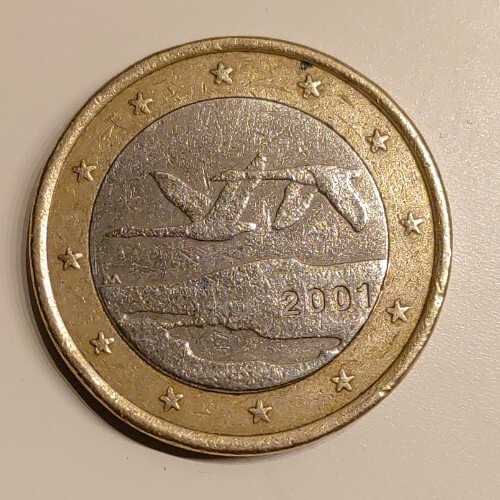 Moneta rara euro finlandia - moneta,
