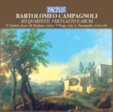 CAMPAGNOLI/GUIDETTI/ROGLIANO/POGGI: SIX FLUTE QUARTETS - CD