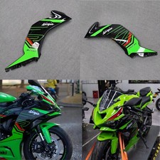 VERDE PER KAWASAKI 2024 ZX6R CARENA CENTRALE PLASTICA PROTEZIONE CORPO SINISTRA/DESTRA