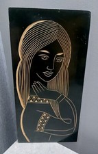 Quadro in legno intagliato da