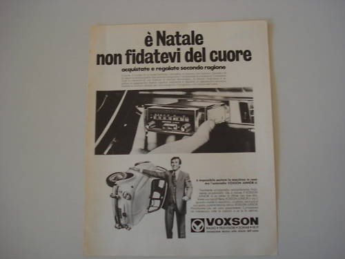 Advertising pubblicità 1968 - advertising,