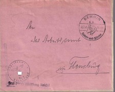 Servizio postale, Demmin/OWS (Ufficio del lavoro Stralsund), 22.7.40