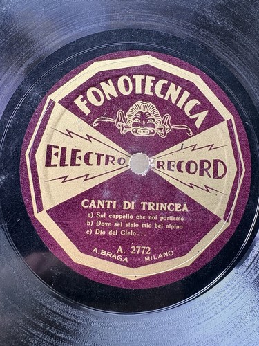 Giri coro canti trincea - 78,