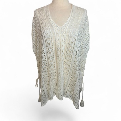 Poncho maglia all uncinetto - poncho,