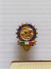 Piaggio Vespa Club d'Italia distintivo smaltato Lorioli originale anni 50-60 pin