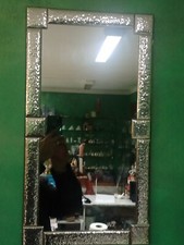 Specchio In Legno E Argento 31