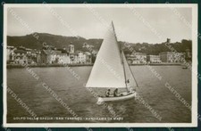 La Spezia Lerici San Terenzo Barca Foto cartolina QZ7471
