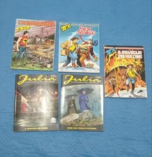 Lotto 5 Fumetti Bonelli Tex Zagor Julia - Rovinati ma leggibili