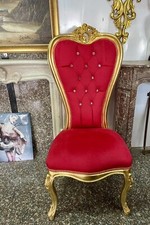 Sedia Barocca Poltrona Trono