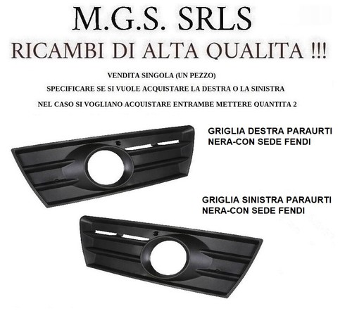 Griglia paraurti sinistra - paraurti, o