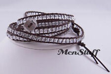 Bracciale Chan LUU Marrone Trasparente Quarzo Avvolgente 